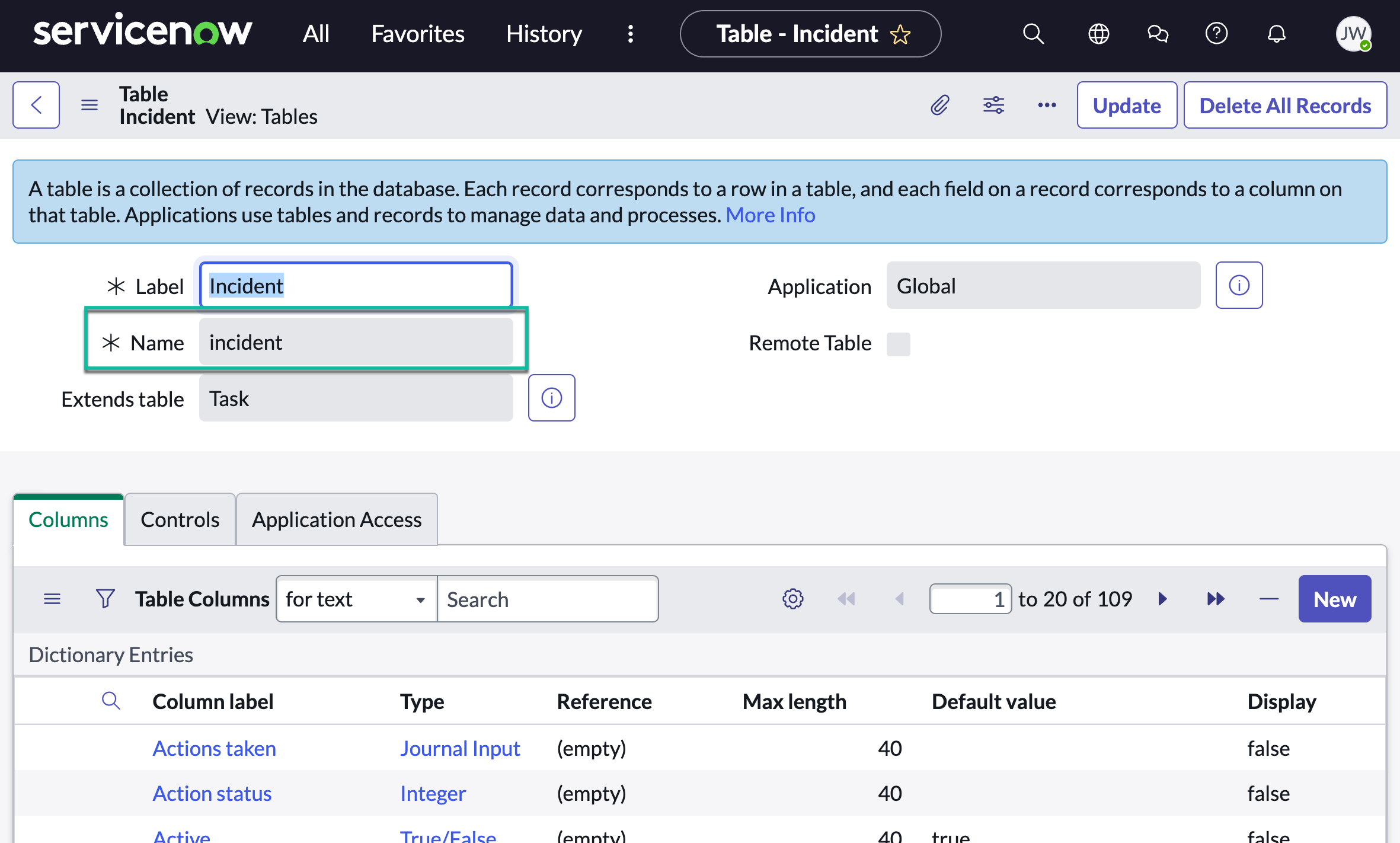 SGNL - ServiceNow SoR - ServiceNow Incident Table