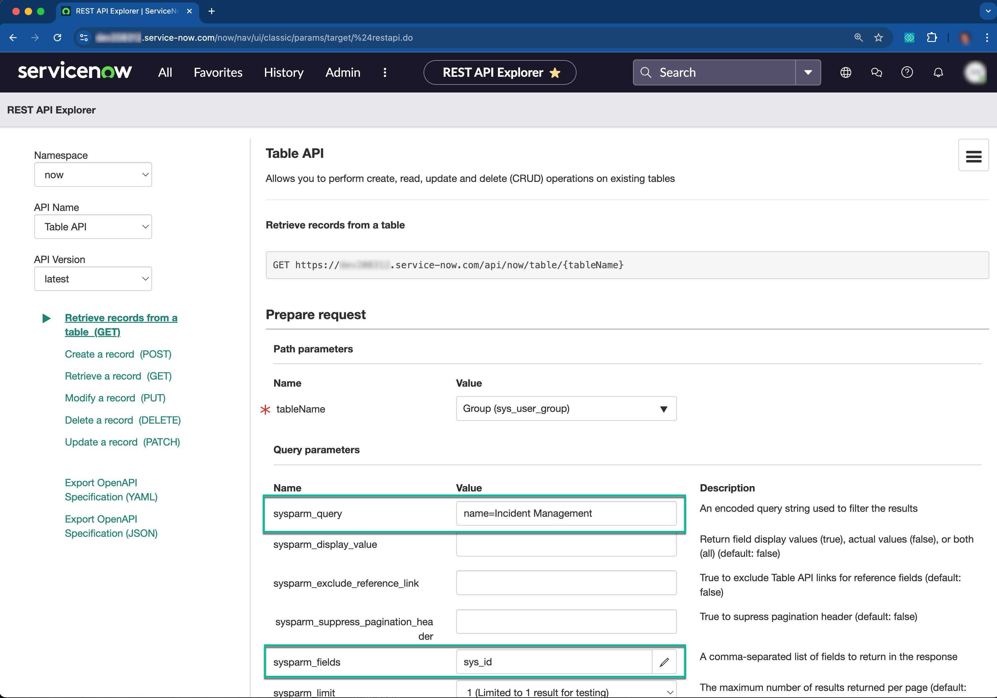 SGNL - ServiceNow SoR - SGNL Incident Entity